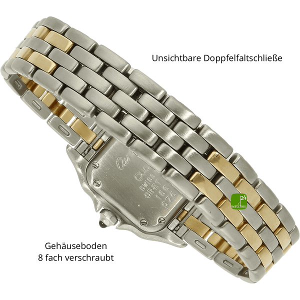 Cartier Lady Panthere Stahl Gold Schliesse zu 