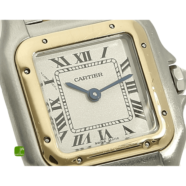 Cartier Lady Panthere Stahl Gold Zifferblatt 