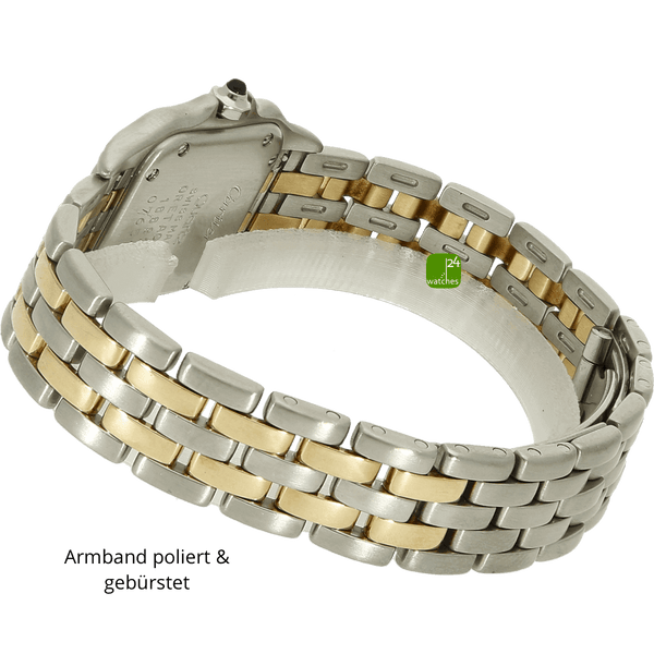 Cartier Lady Panthere Stahl Gold Armband links