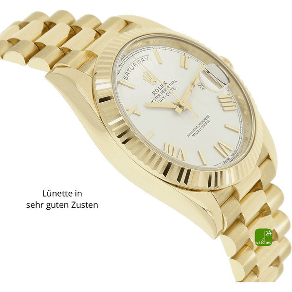 Rolex Day Date 40 Gehaeuse links