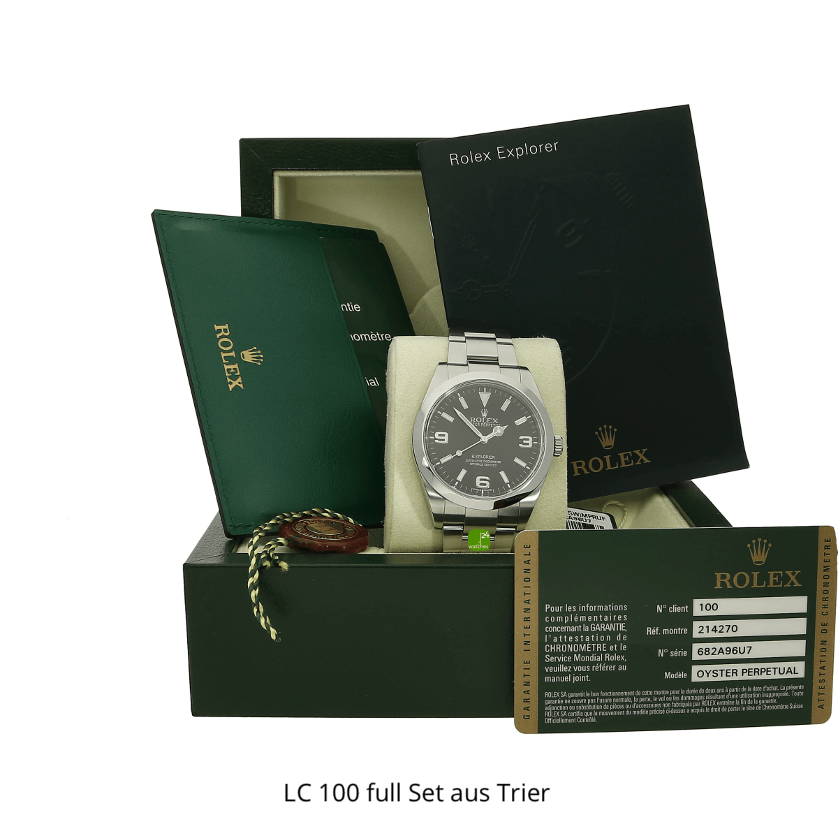 rolex Exlorer 1 214270 mit papieren