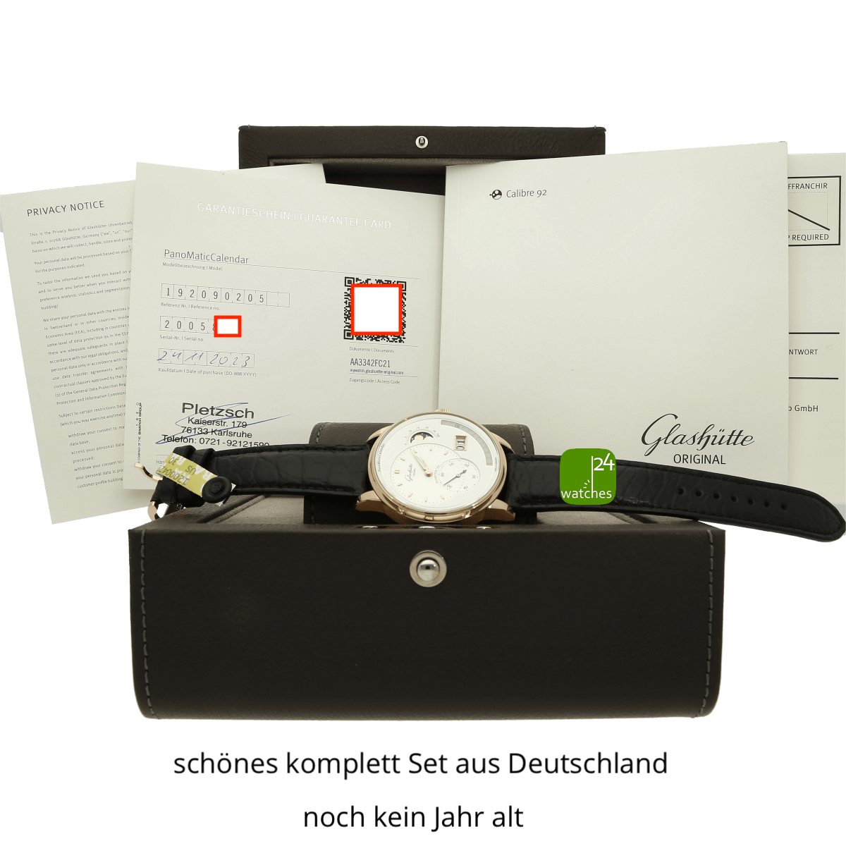 GO PanoMatic Calendar Pinkgold mit Papieren