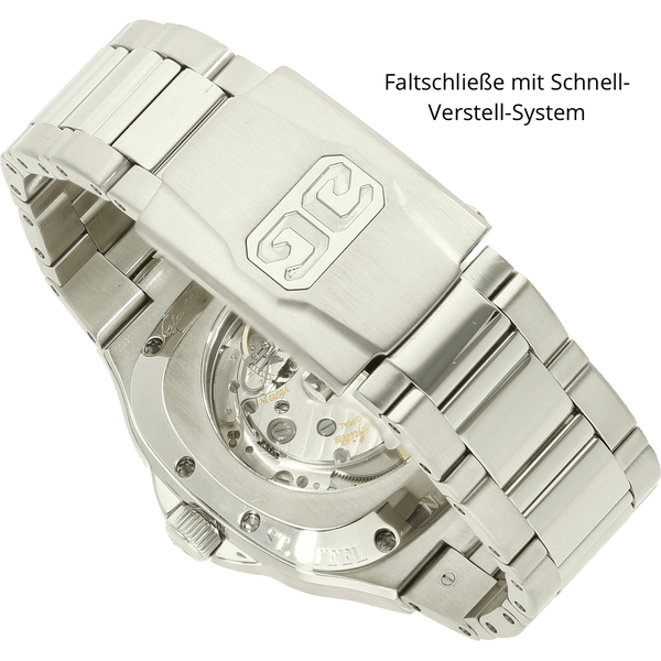 Glashuette Seventies Big Date Schliesse zu 