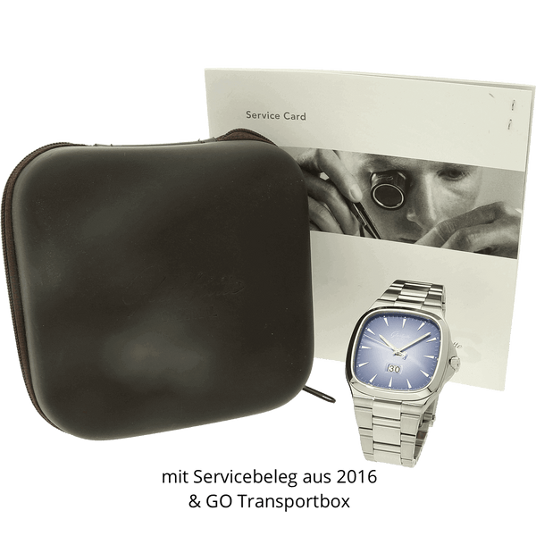 Glashuette Seventies Big Date mit Service beleg