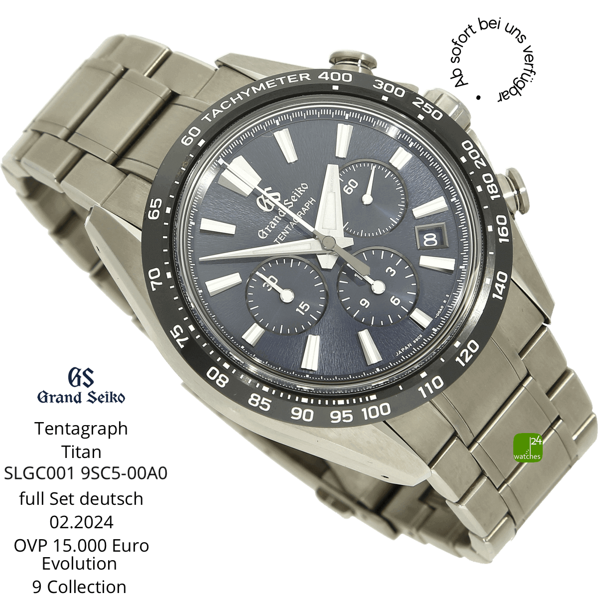 Grand Seiko  Tentagraph SLGC001  halb liegend 