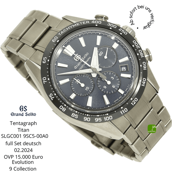 Grand Seiko  Tentagraph SLGC001  halb liegend 