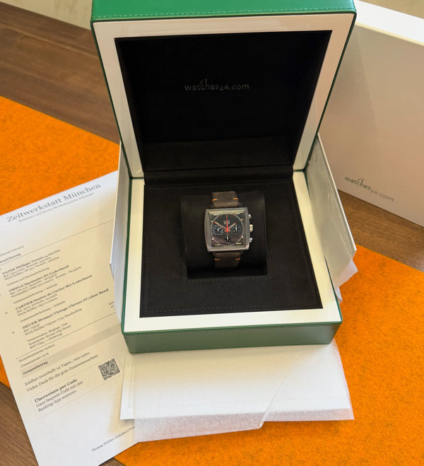 Heuer Monaco 73633 in der Box 