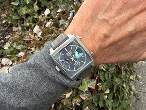 Heuer Monaco Bamford am Arm 