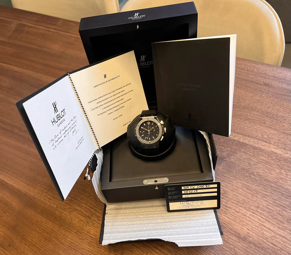 Hublot Ice Bang split second mit Papieren