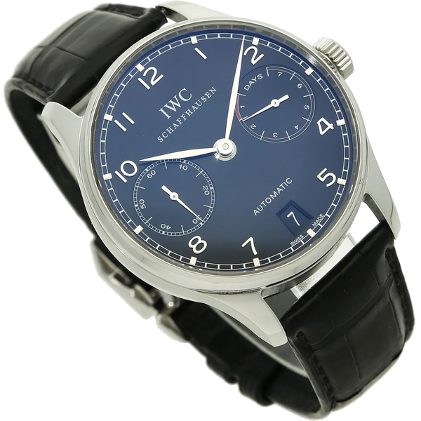 IWC 7 Tage Portugieiser IW500109 halb liegend 