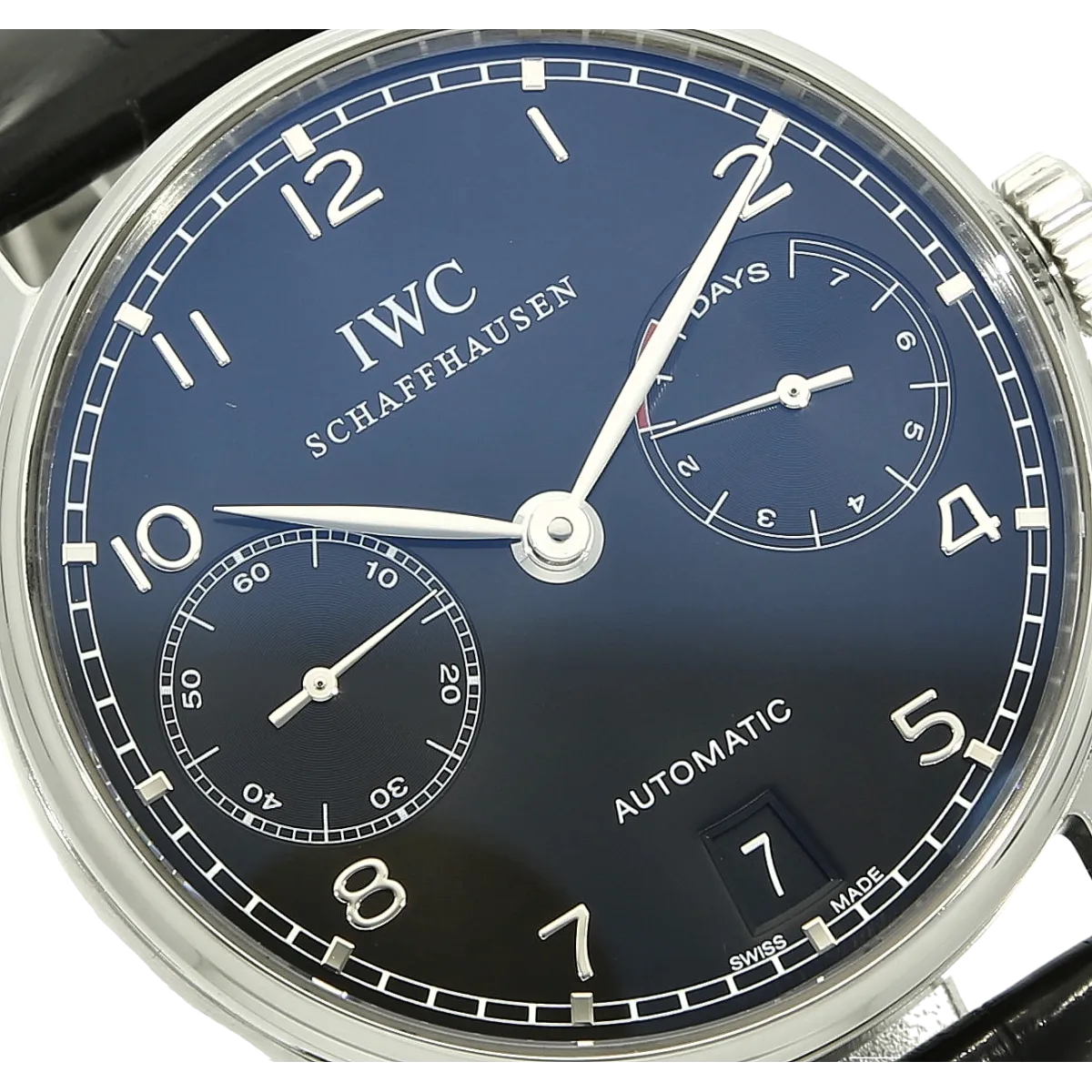 IWC 7 Tage Portugieiser IW500109 Zifferblatt 
