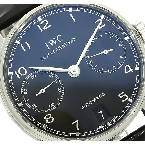 IWC 7 Tage Portugieiser IW500109 Zifferblatt 