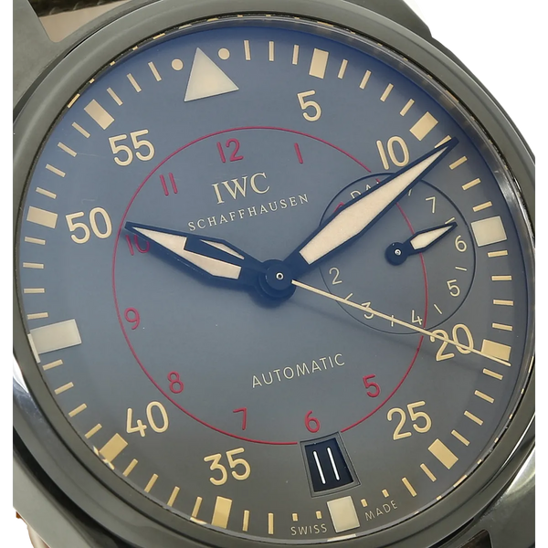 IWC Big Pilot 48 Top Gun Zifferblatt 