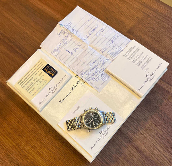 Doppelchronograph IWC 3711 mit Papieren
