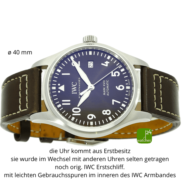 IWC Mark XVIII Exupery liegend