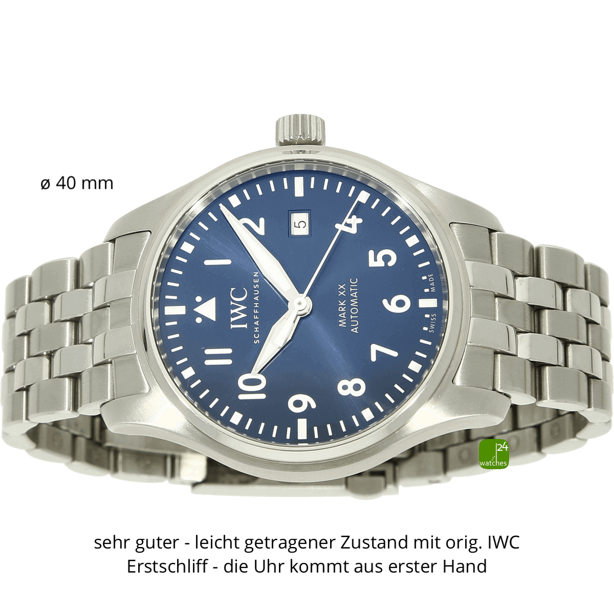 IWC Mark XX IW 328204 liegend