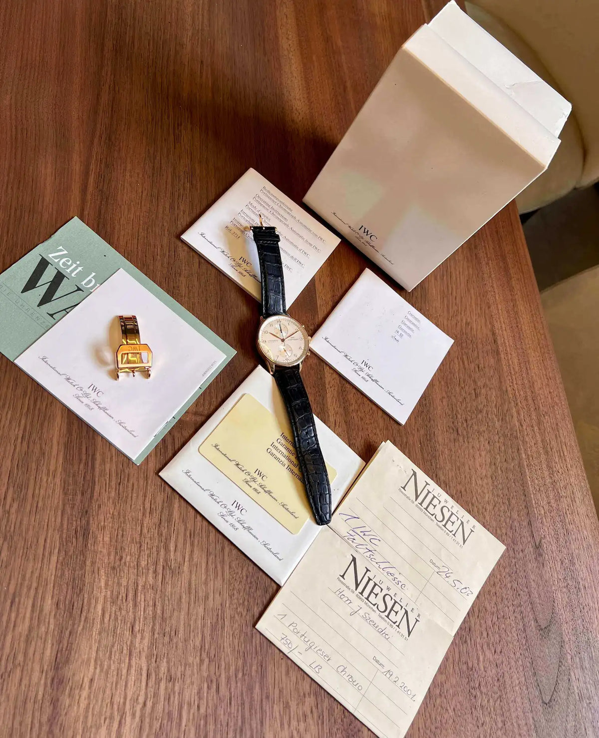 IWC Portugieser Rotgold 3714-002 mit Papieren