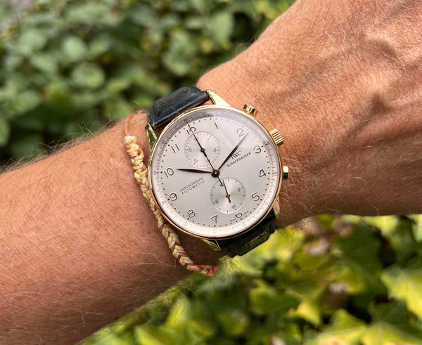 IWC Portugieser Rotgold 3714-002 am Arm 