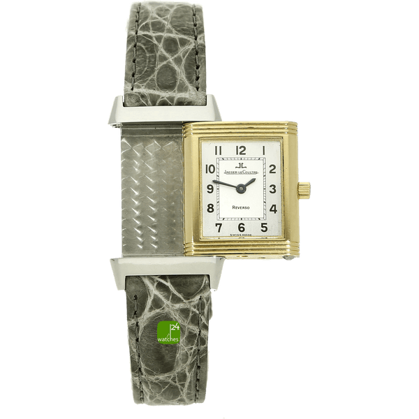 Jaeger Lady Reverso Stahl Gold stehend