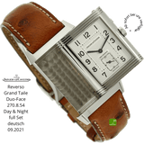 Jaeger Reverso Duoface halb liegend aufgeklappt