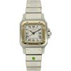 Cartier Santos Lady Stahl Gold Auto. stehend