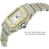 Cartier Santos Lady Stahl Gold Auto. Gehaeuse rechts 