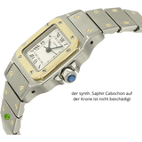 Cartier Santos Lady Stahl Gold Auto. Gehaeuse rechts 