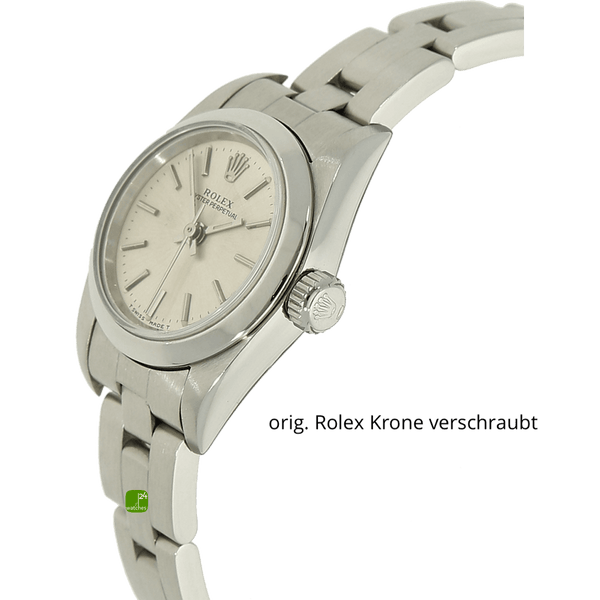 Rolex Oyster Perpetual 25 Gehaeuse rechts