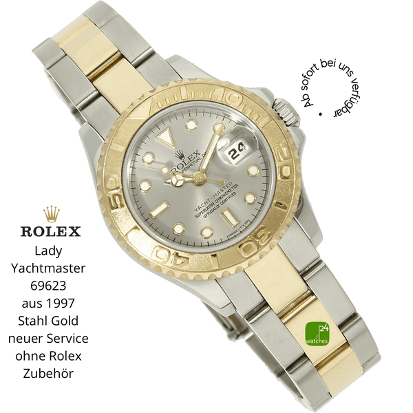 Rolex Lady Yachtmaster halb liegend