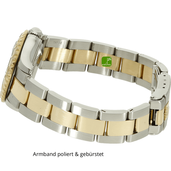 Rolex Lady Yachtmaster Armband links