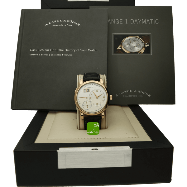 gebrauchte Lange & Soehne Daymatic in der Box als Full Set