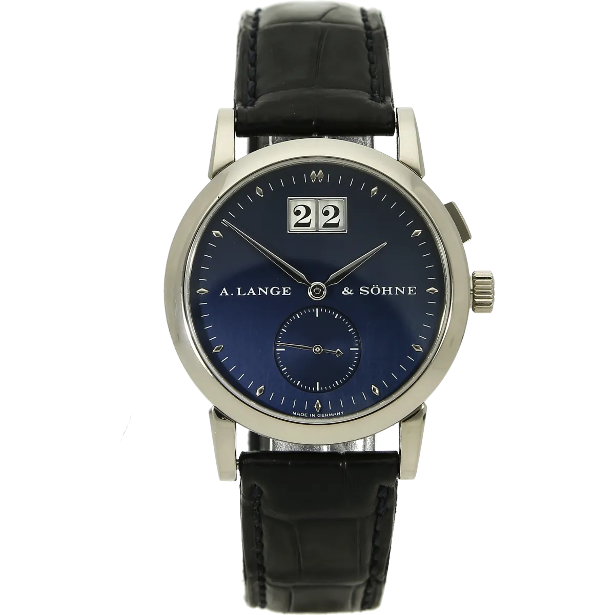 Lange Saxonia 105.027 blau stehend