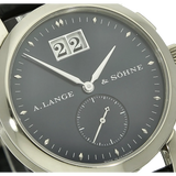 Lange Saxonia 105.027 blau Zifferblatt 