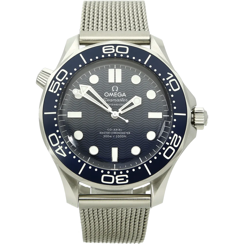 Omega Seamaster Bond  60 Jahre stehend 
