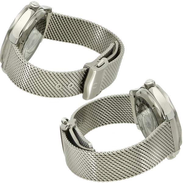 Omega Seamaster Bond  60 Jahre Armband links rechts 