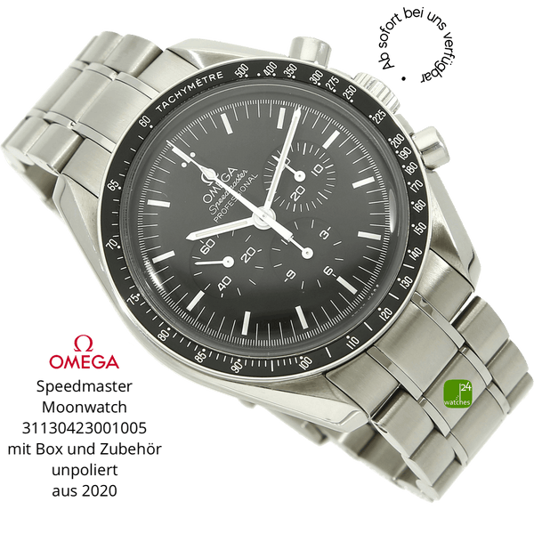 Omega Speedmaster Moon watch gebraucht halb liegend