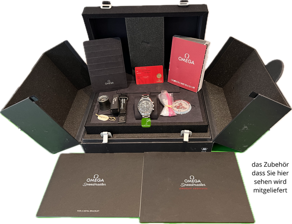 gebrauchte Omega Speedmaster Moonwatch in Box