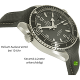 Seamaster Planet Ocean 43,5 mm Gehaeuse links 
