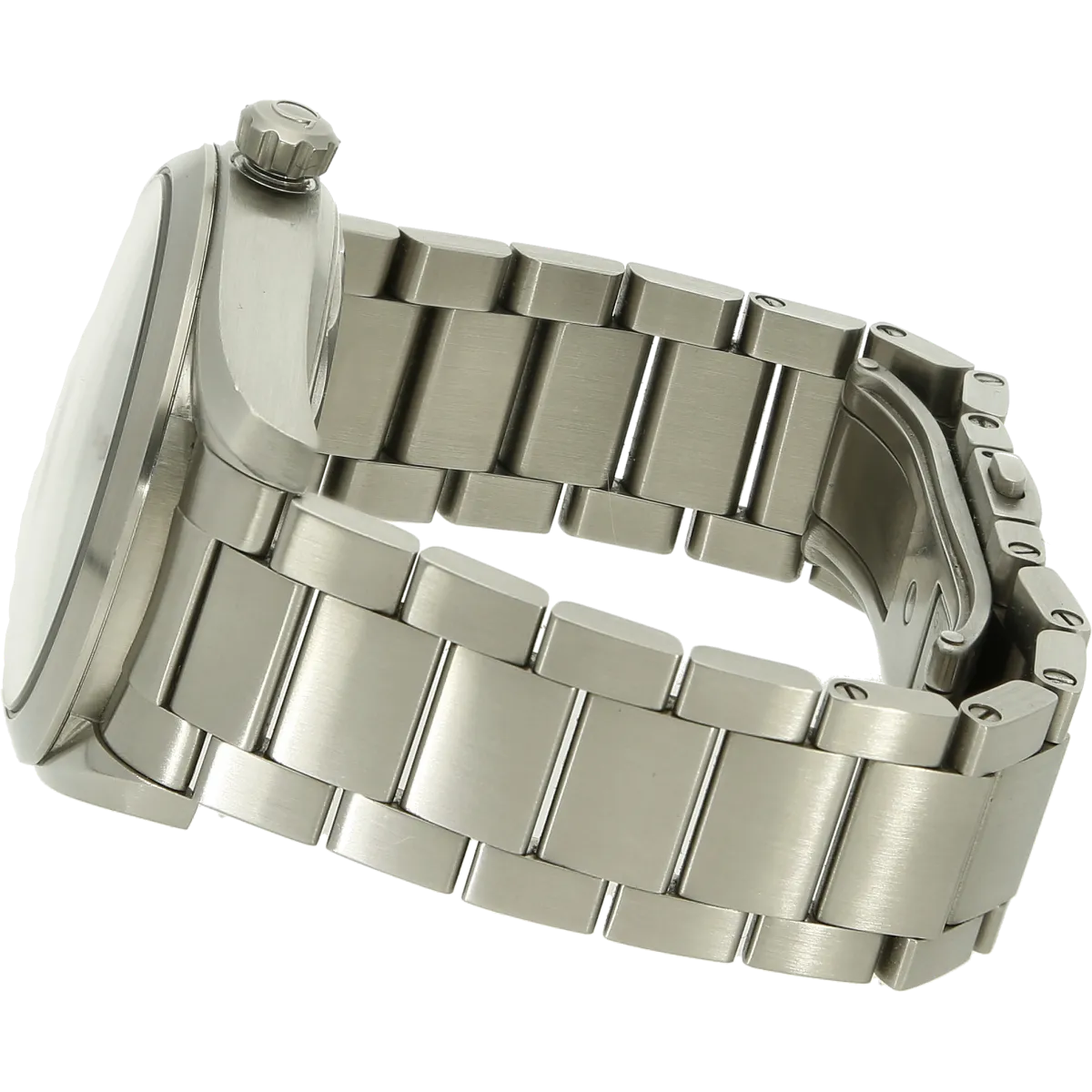 Omega Railmaster 40 Jeans Armband links 