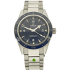 Omega Seamster 300 Titan blau stehend