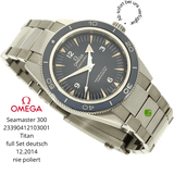 Omega Seamster 300 Titan blau halb liegend