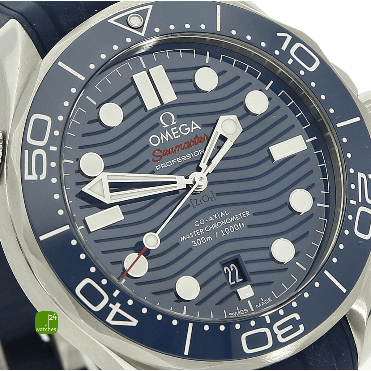 Omega Seamaster Prof 300 blue Zifferblatt 