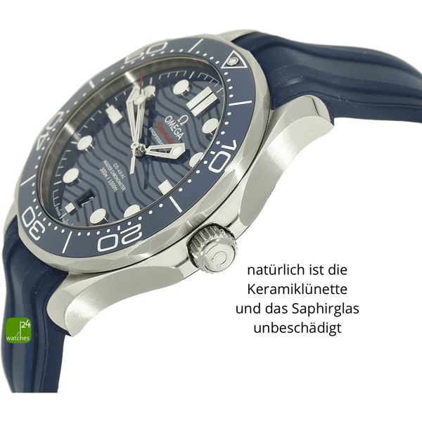 Omega Seamaster Prof 300 blue Gehaeuse rechts 