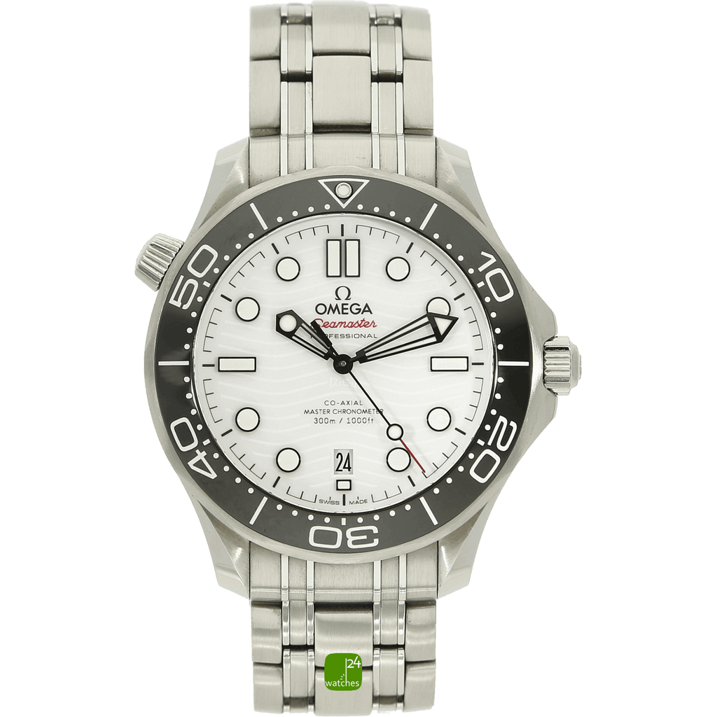 Omega Seamaster 300 Prof. weiss stehend