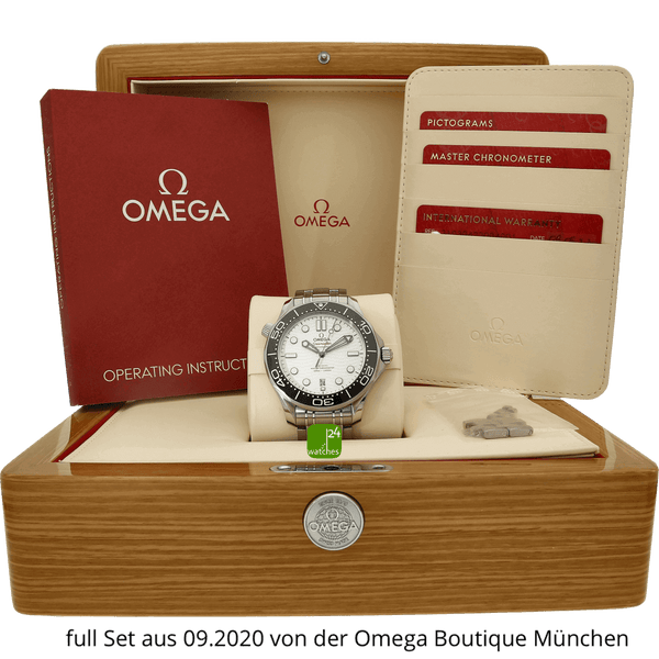 Omega Seamaster 300 Prof. weiss mit Papieren