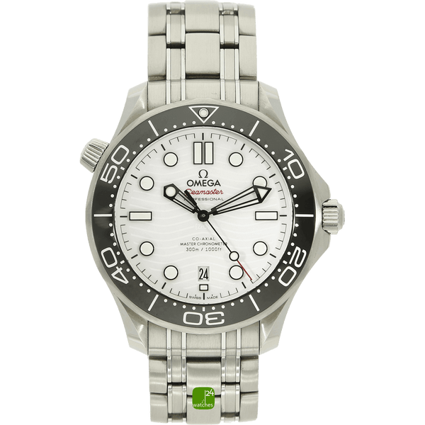 Omega Seamaster 300 Prof. weiss stehend