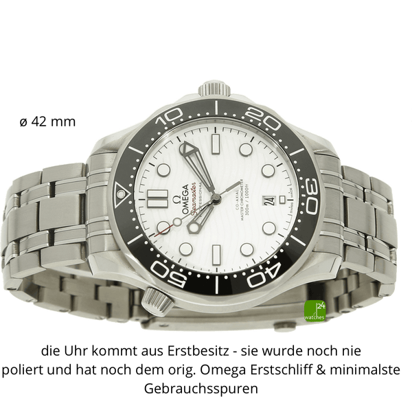 Omega Seamaster 300 Prof. weiss liegend