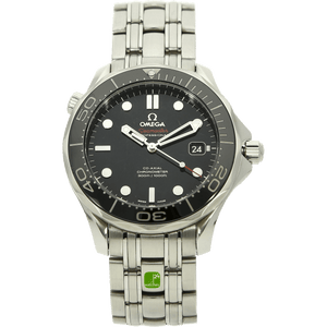 Omega Seamaster gebraucht schwarz stehend