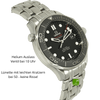 Omega Seamaster schwarz Gehaeuse li