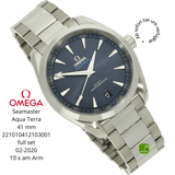 Omega Aqua Terra 41 halb liegend